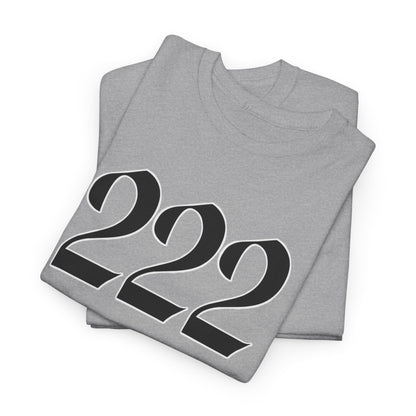 222 Alignment T-Shirt Angel Numbers x BLK