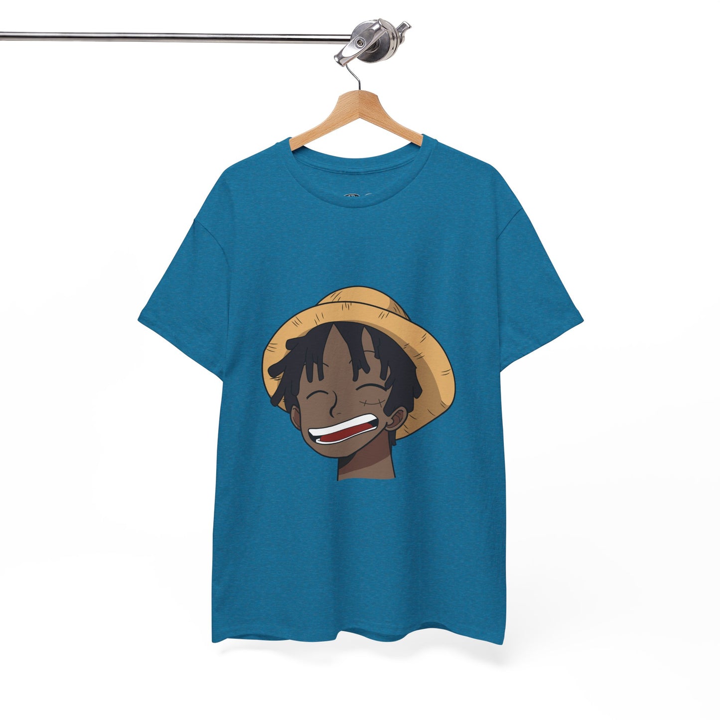 Black Luffy Card 100% Cotton Tee