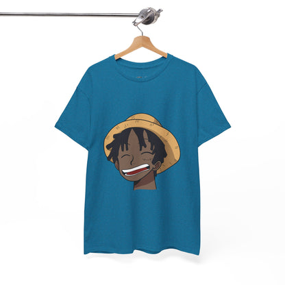 Black Luffy Card 100% Cotton Tee