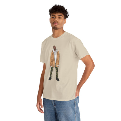 Blonde Ye 450 Cloud Black Tee Heavy Cotton