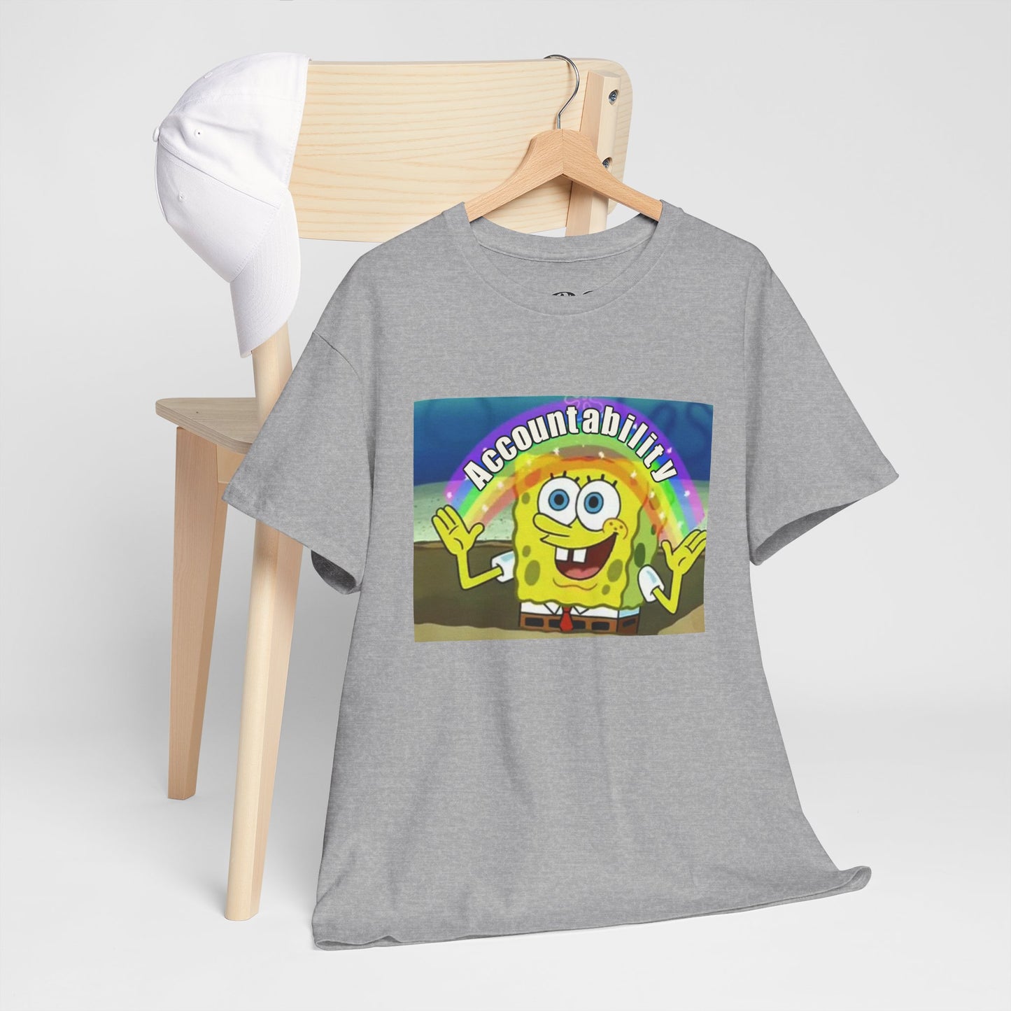 Sponge Bob Accountability Tee Heavy Cotton