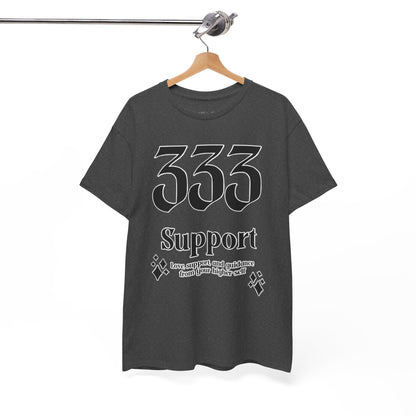 333 Support T-Shirt Angel Numbers x BLK