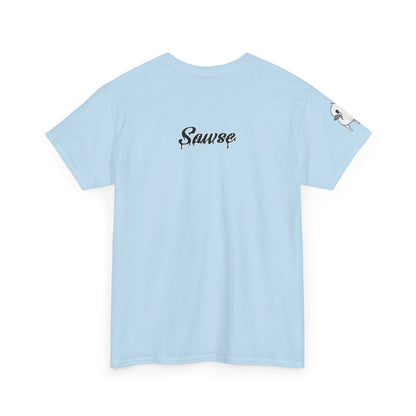 Human Being Shipping Label 100% Cotton Tee x BLK