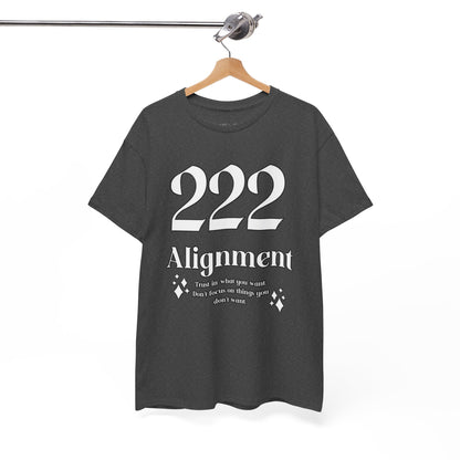 222 Alignment T-Shirt Angel Numbers x WHT