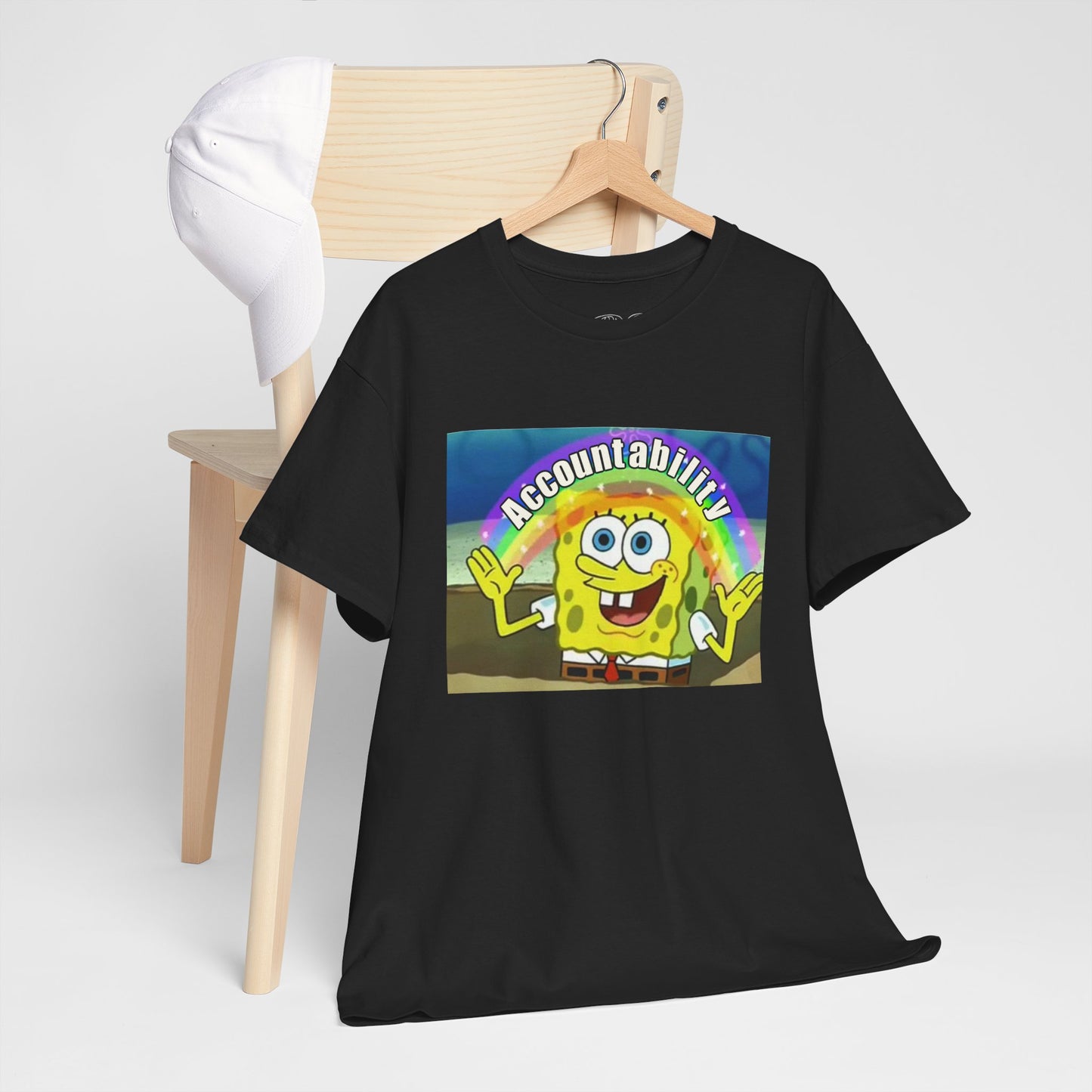 Sponge Bob Accountability Tee Heavy Cotton