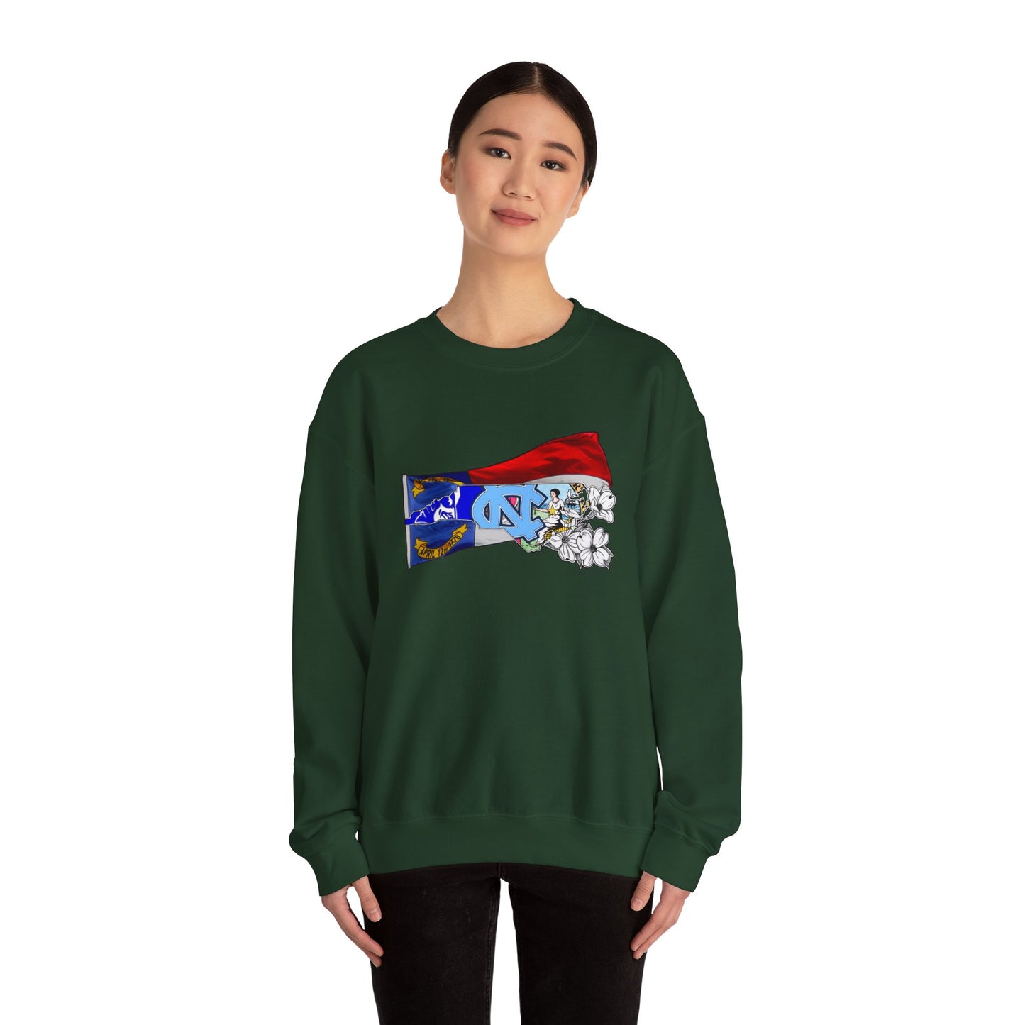 Unisex Heavy Blend™ North Carolina Crewneck Sweatshirt