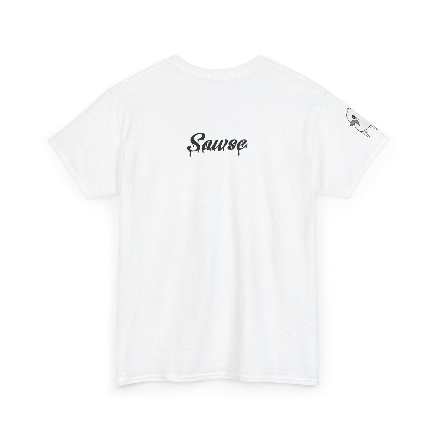 Human Being Shipping Label 100% Cotton Tee x BLK