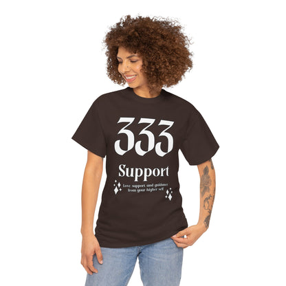 333 Support T-Shirt Angel Numbers x WHT