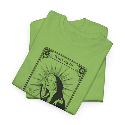 The Audacity Tarot Card 100% Cotton Tee x BLK