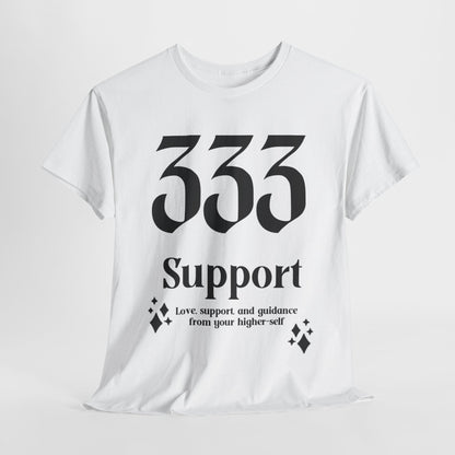 333 Support T-Shirt Angel Numbers x BLK