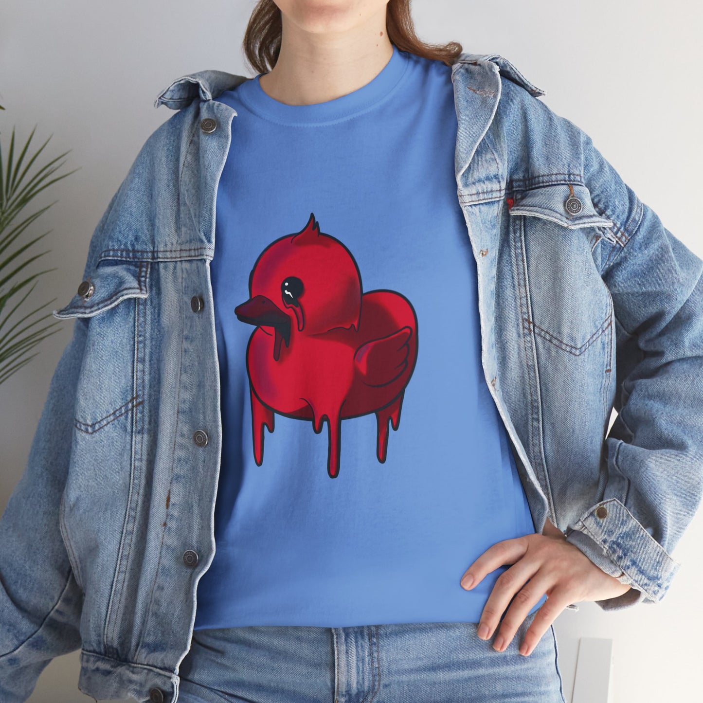 Red Suede Duck Sawse Tee Heavy Cotton