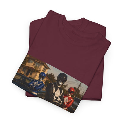 Power Rangers x 'Boyz N The Hood' Tee — Urban Retro Pop Culture T-Shirt
