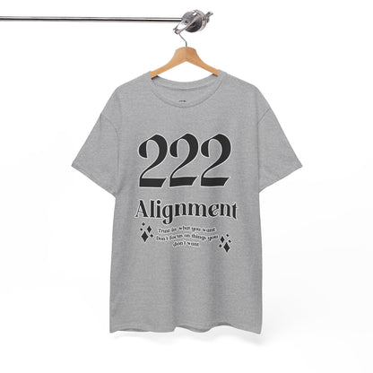 222 Alignment T-Shirt Angel Numbers x BLK