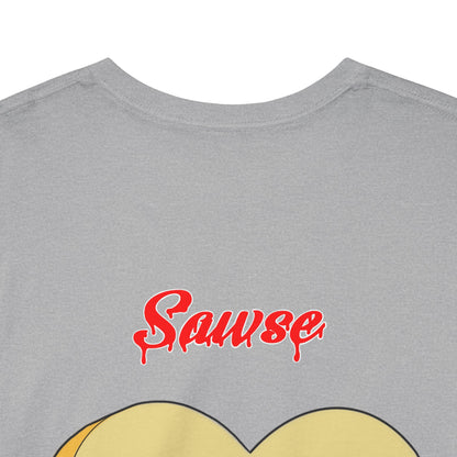 Conversation Heart Duck Sawse Logo Tee Heavy Cotton 04