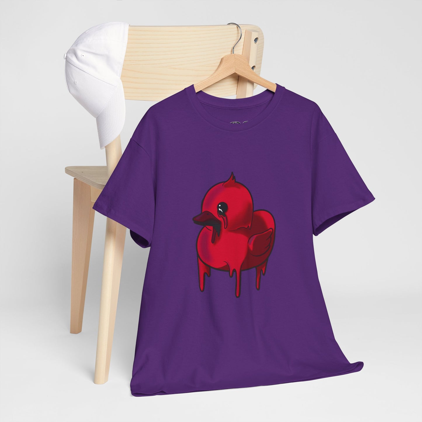 Red Suede Duck Sawse Tee Heavy Cotton