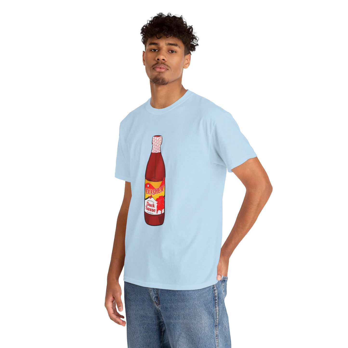 Texas Heat Hot Sauce 100% Cotton Duck Sawse Tee