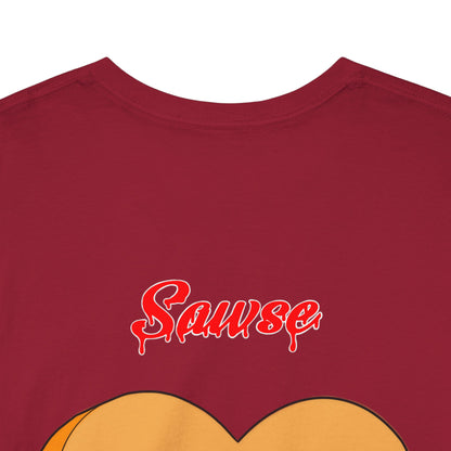 Conversation Heart Duck Sawse Logo Tee Heavy Cotton 01