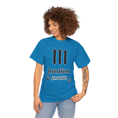 111 Intuition T-Shirt Angel Numbers x BLK