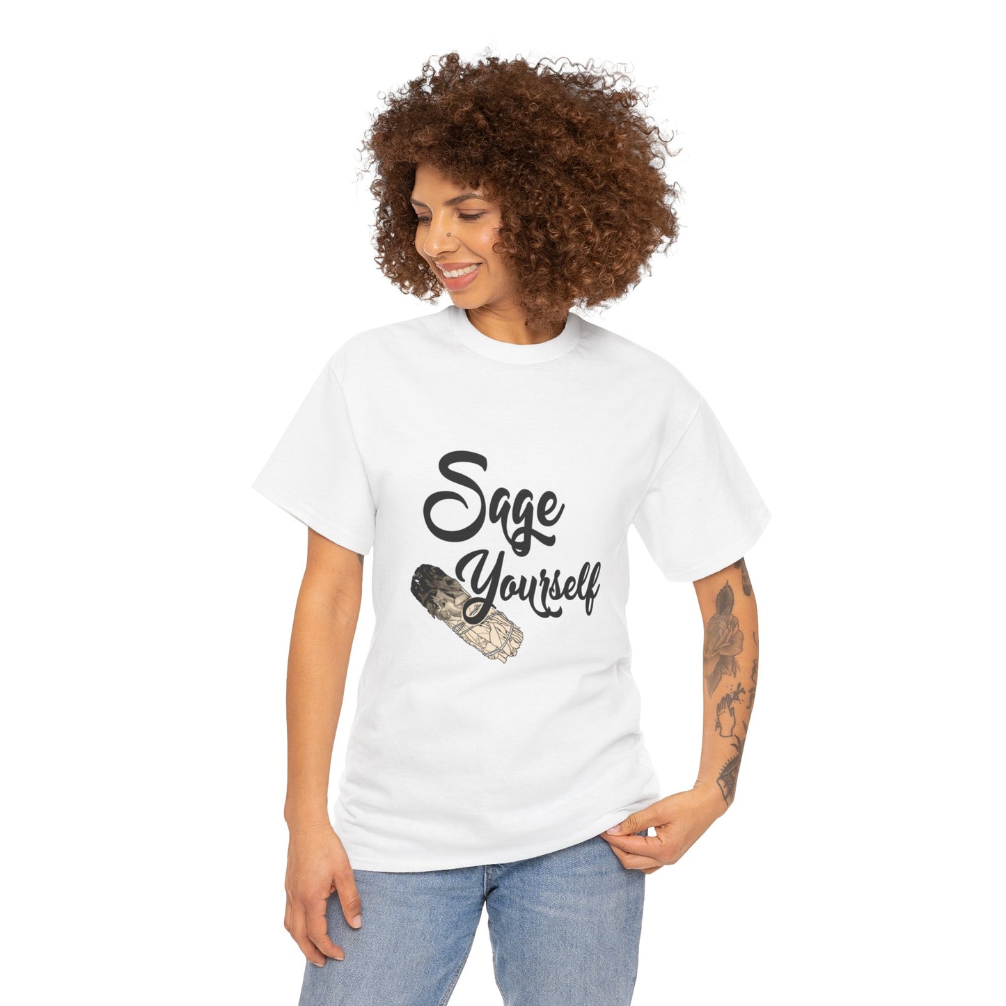 Sage Yourself Unisex 100% Cotton Tee