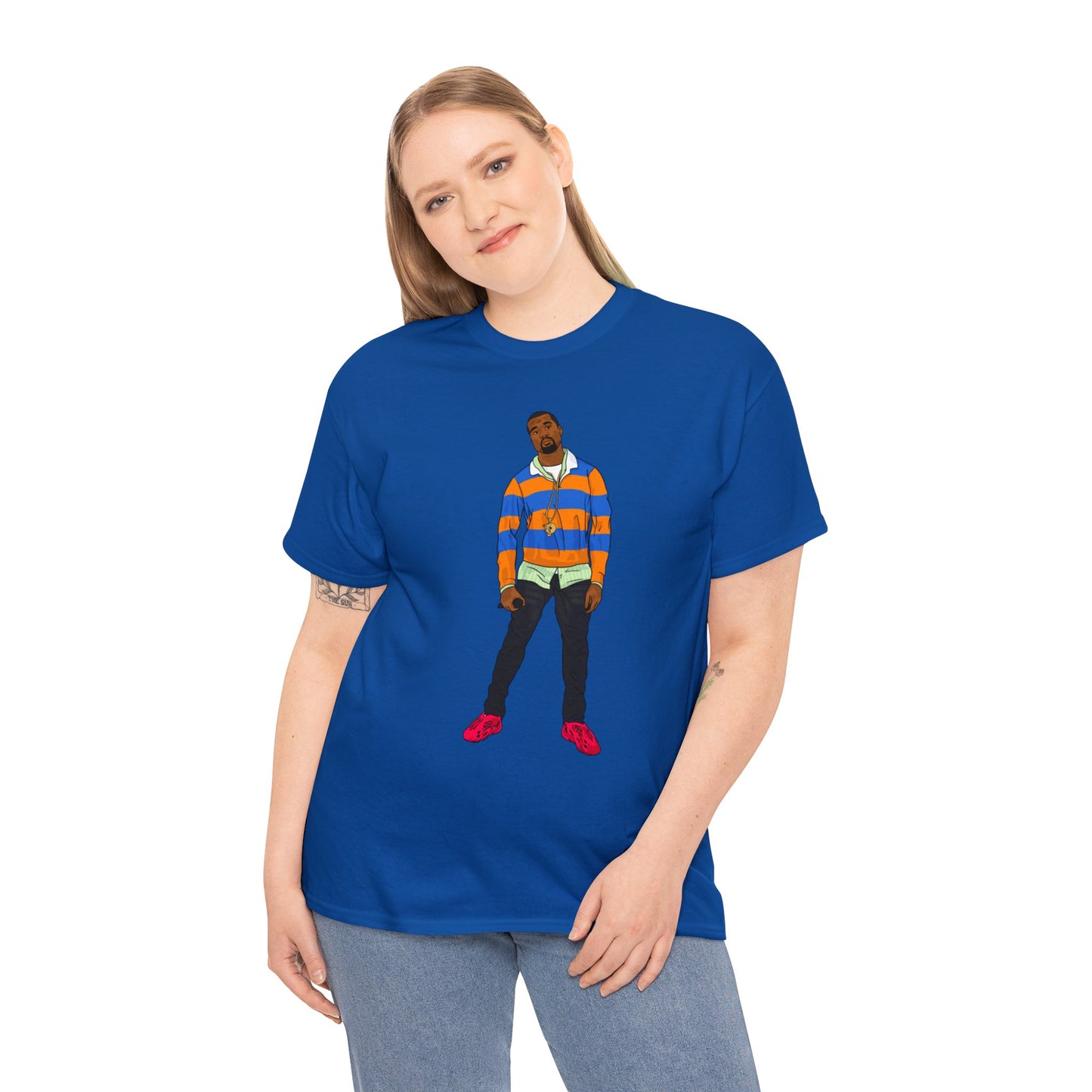 Ye College Dropout Unisex Heavy Cotton Foam Runner Vermilion Tee