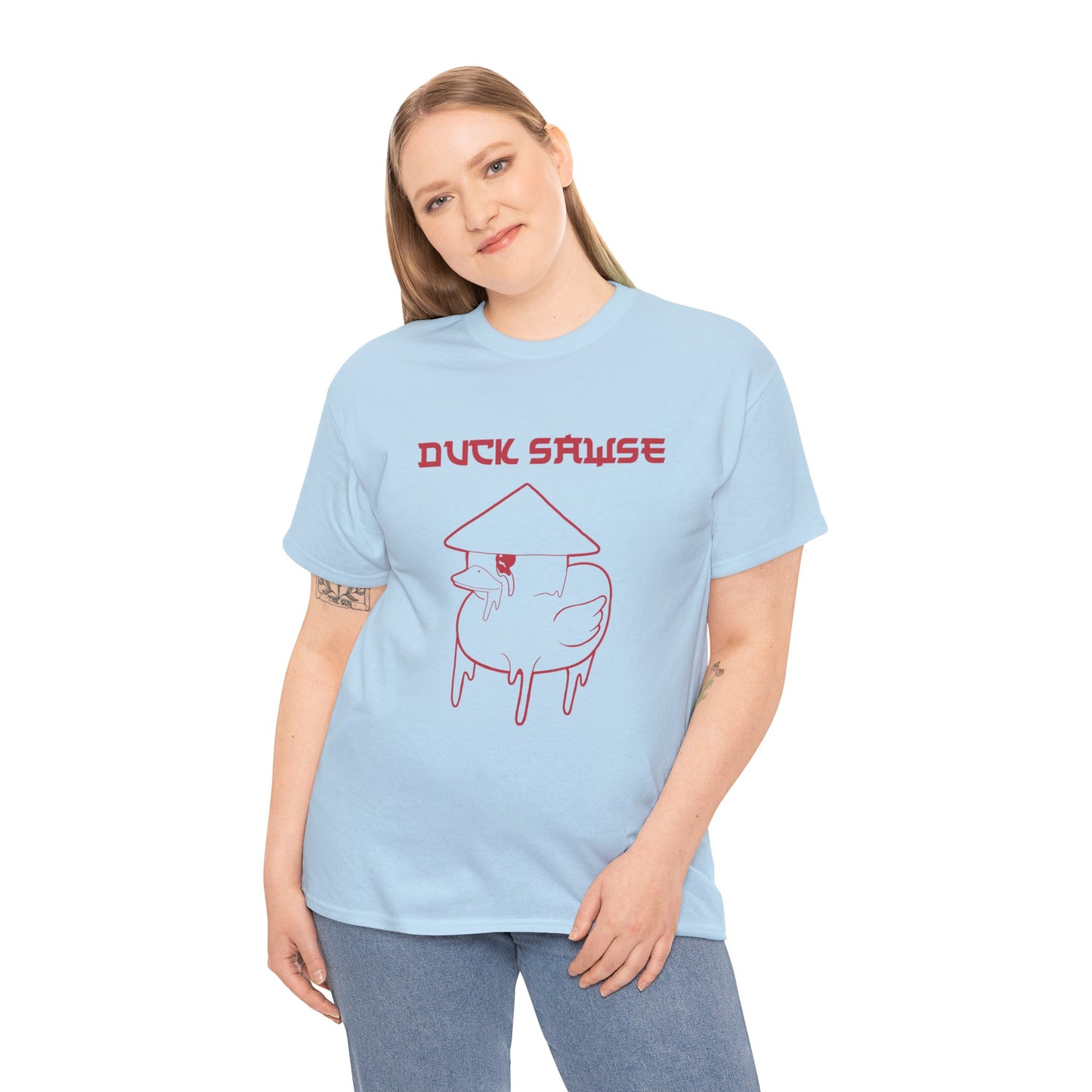 Duck Sawse Chinese Take-Out Logo 100% Cotton Tee
