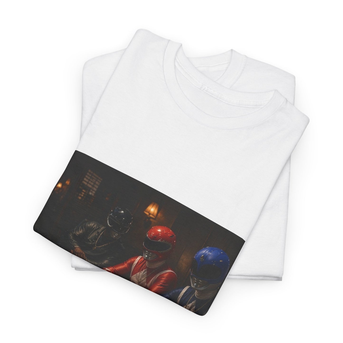 Power Rangers x “Paid in Full” T-Shirt — Retro Hip-Hop Mashup Tee