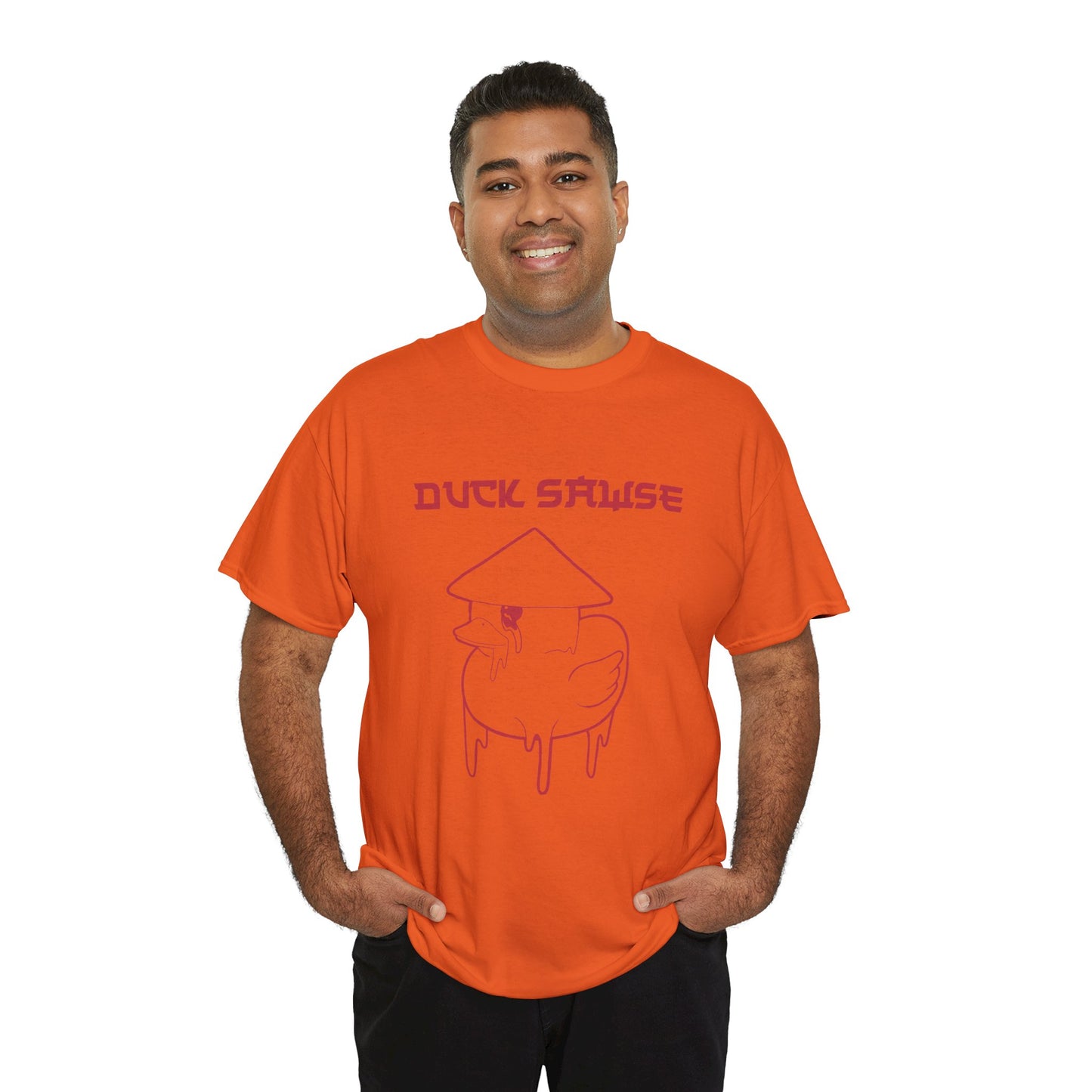 Duck Sawse Chinese Take-Out Logo 100% Cotton Tee