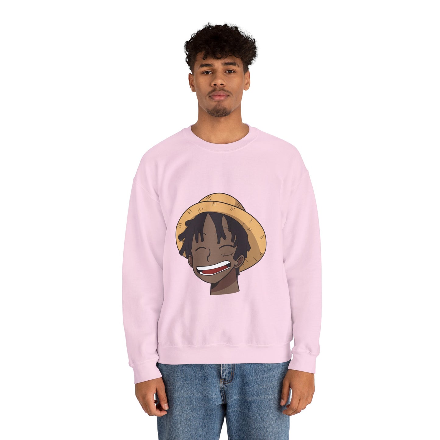 Black Luffy Crewneck Sweatshirt Heavy Blend™