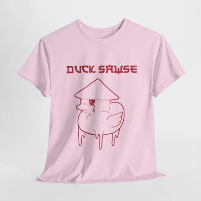 Duck Sawse Chinese Take-Out Logo 100% Cotton Tee