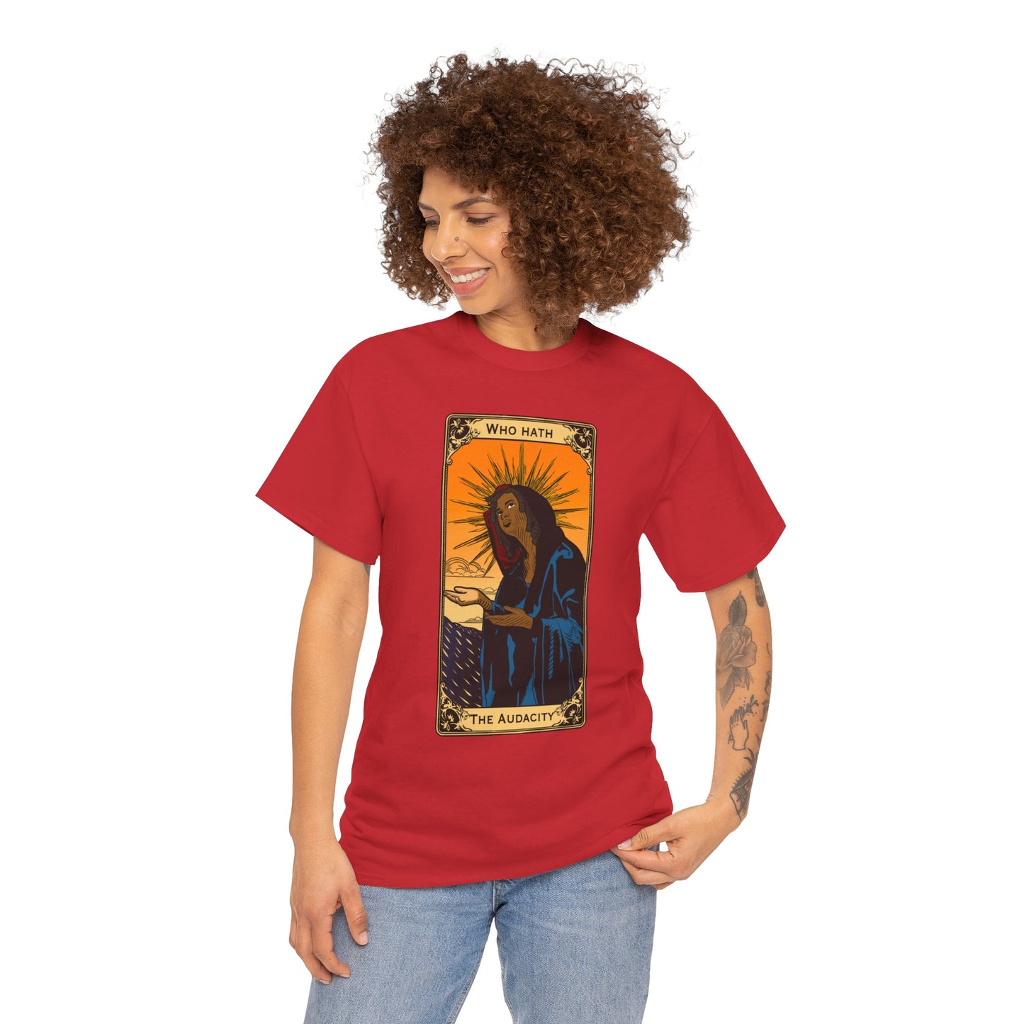 The Audacity Tarot Card 100% Cotton Tee