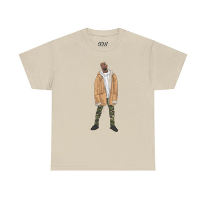 Blonde Ye 450 Cloud Black Tee Heavy Cotton