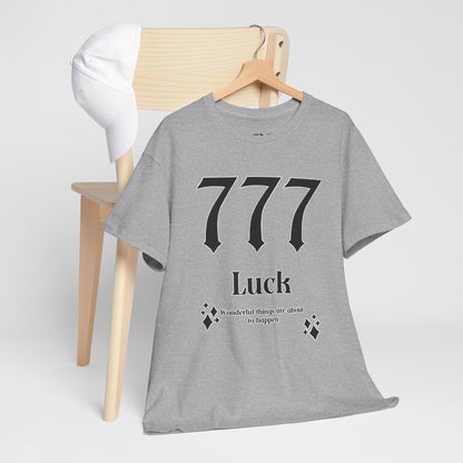 777 Luck T-Shirt Angel Numbers
