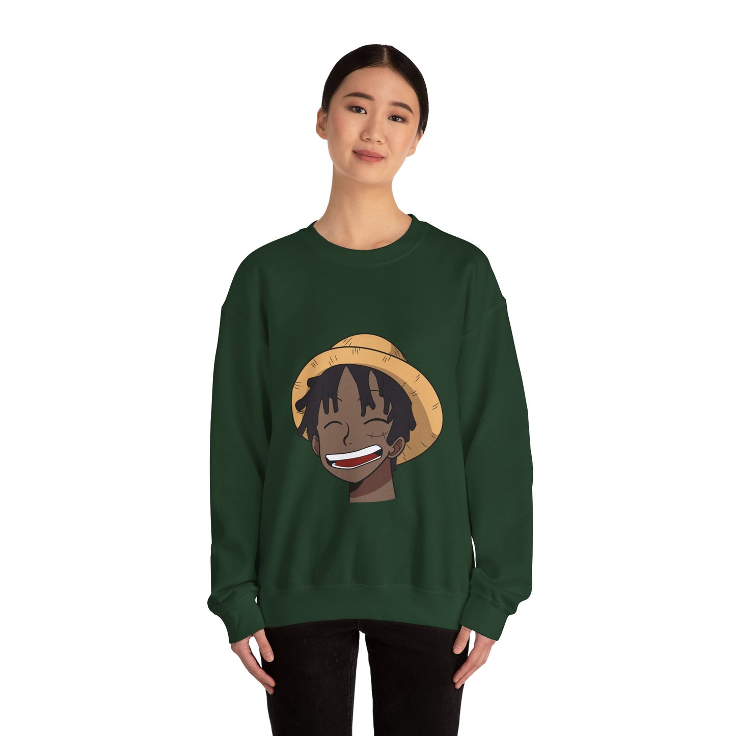 Black Luffy Crewneck Sweatshirt Heavy Blend™