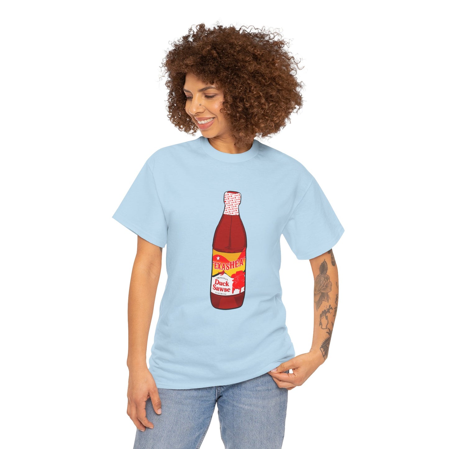 Texas Heat Hot Sauce 100% Cotton Duck Sawse Tee