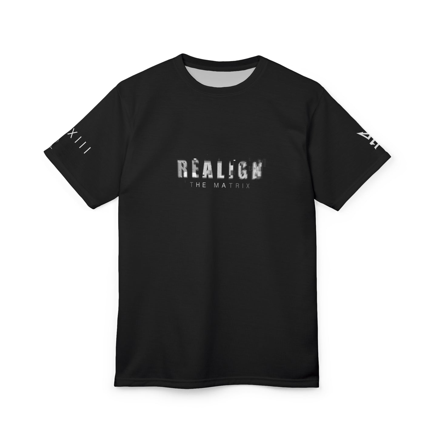 Realign The Matrix Tee — Futuristic Sci‑Fi Graphic T‑Shirt
