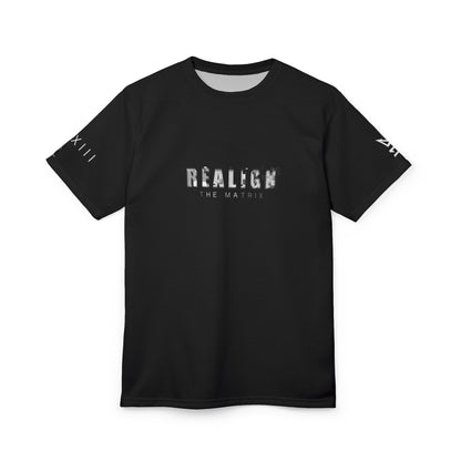 Realign The Matrix Tee — Futuristic Sci‑Fi Graphic T‑Shirt