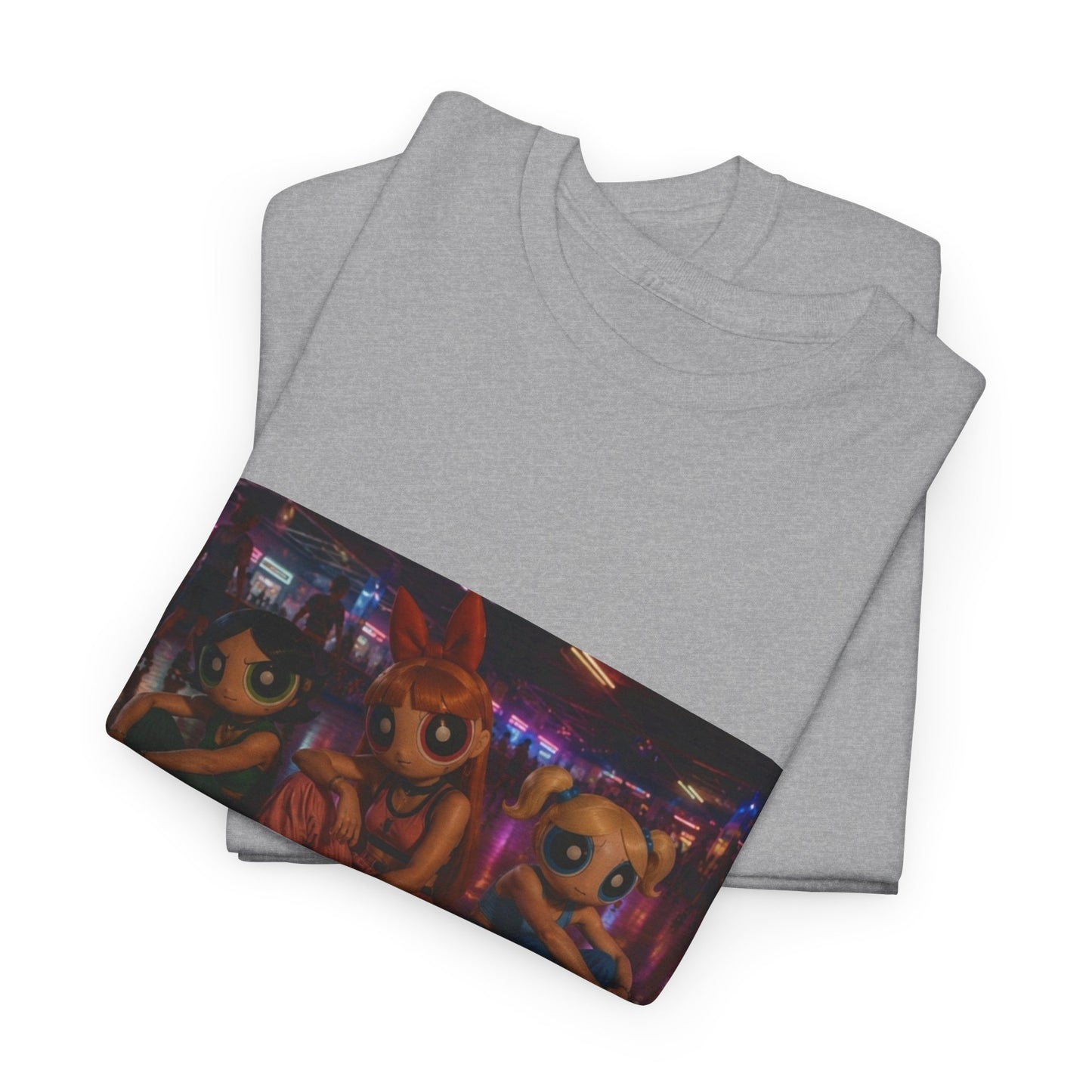 Powerpuff Girls x 'ATL' T-Shirt — Retro Cartoon Atlanta Tee
