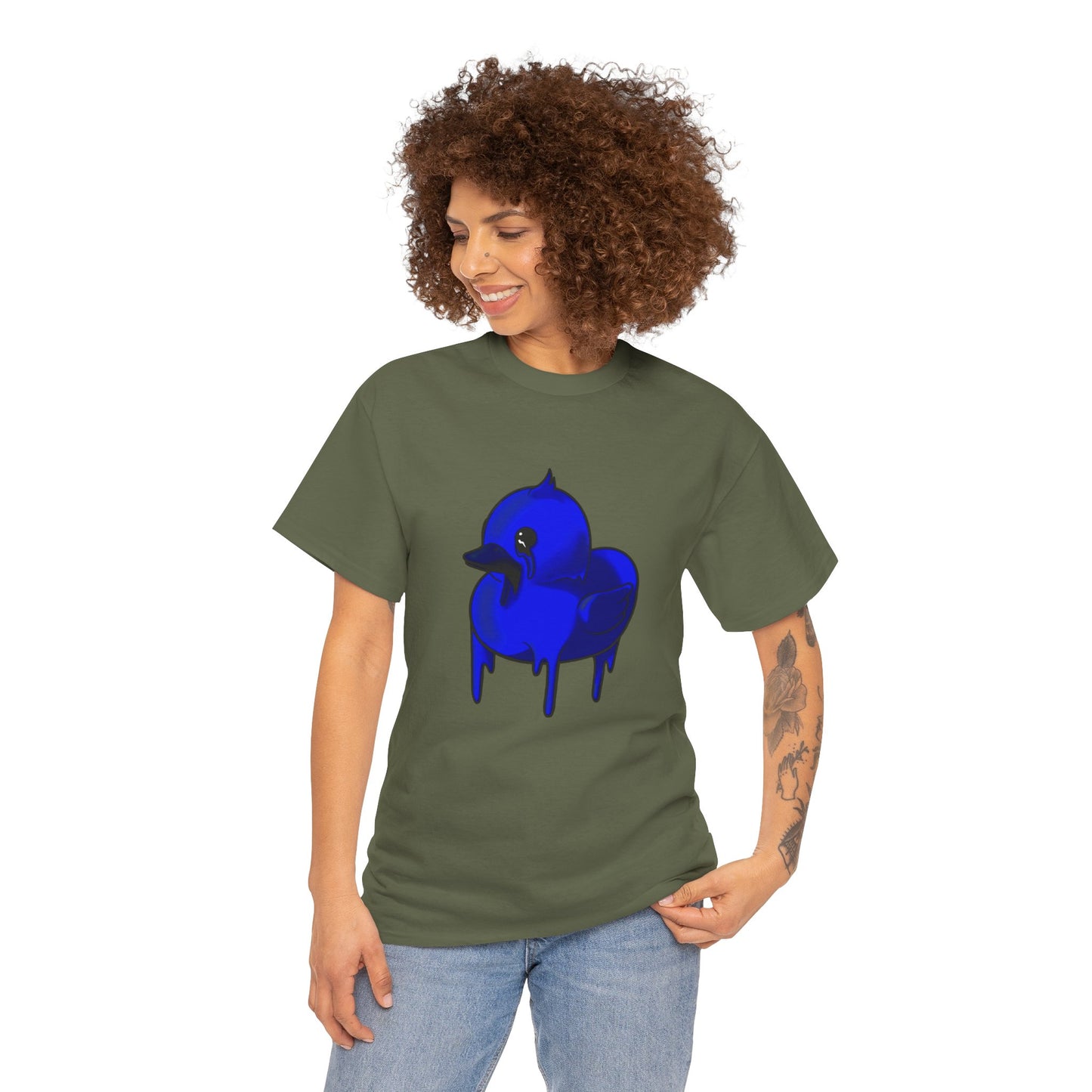 Blue Suede Duck Sawse Tee Heavy Cotton