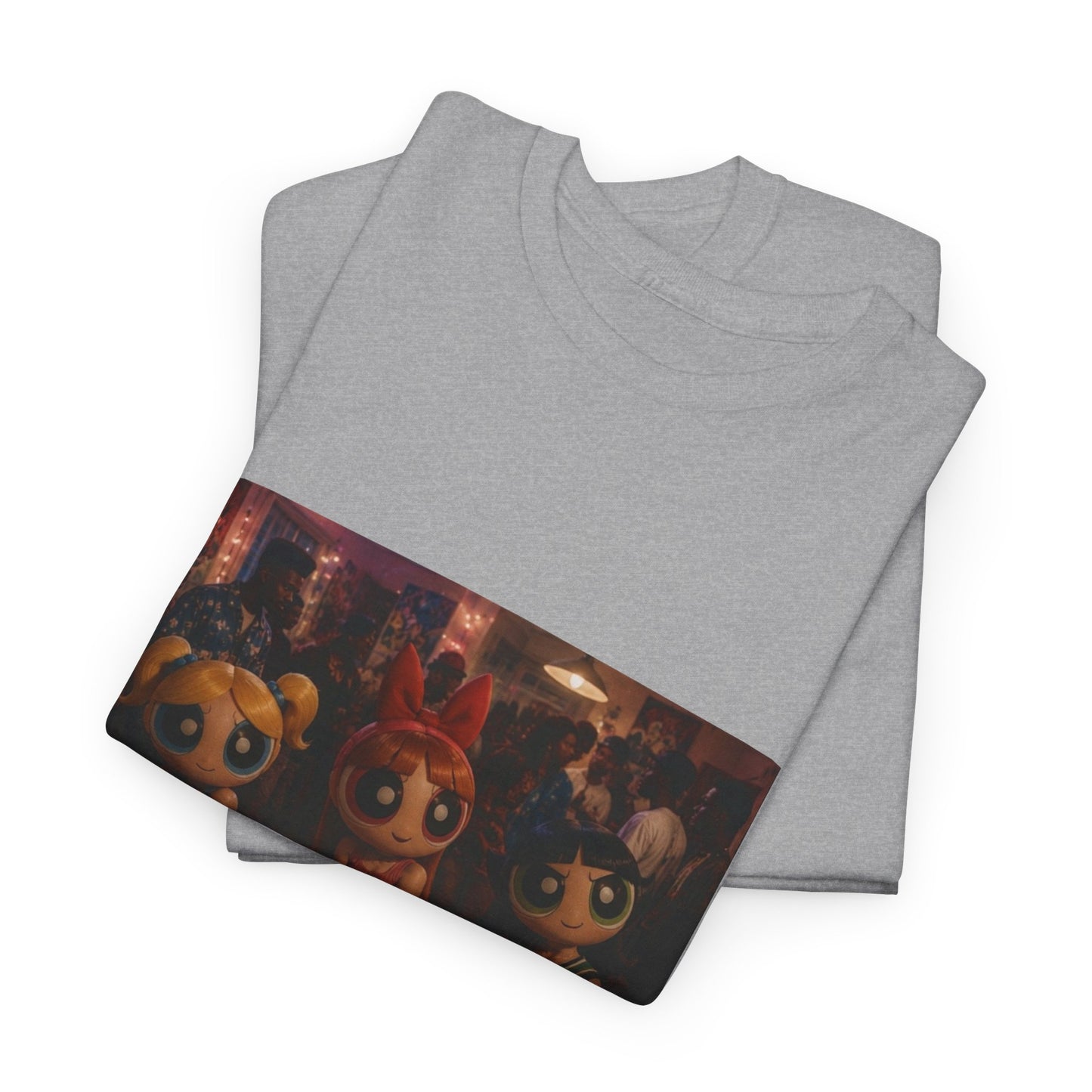 Powerpuff Girls x 'House Party' T-Shirt — Retro Cartoon Graphic Tee