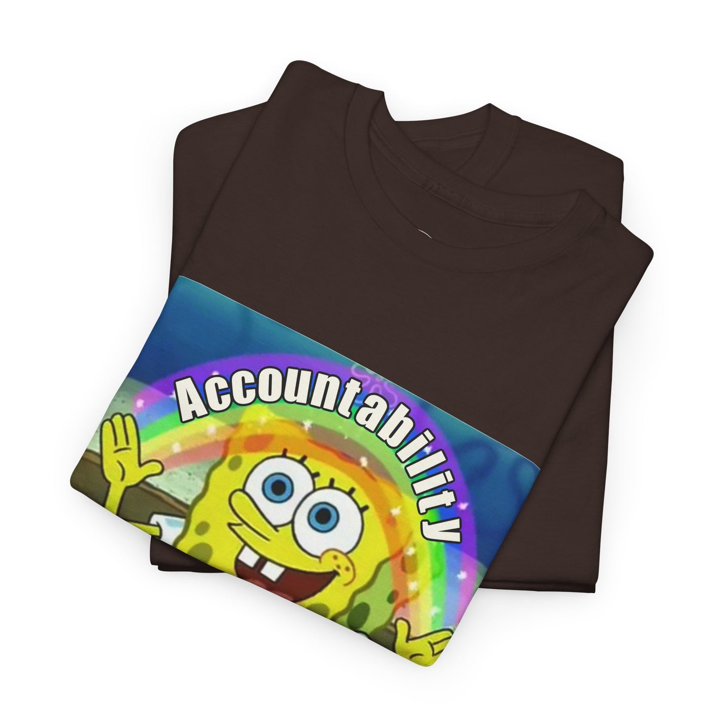 Sponge Bob Accountability Tee Heavy Cotton