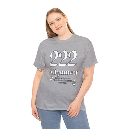 222 Alignment T-Shirt Angel Numbers x WHT