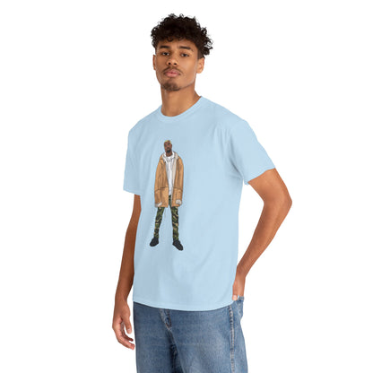 Blonde Ye 450 Cloud Black Tee Heavy Cotton