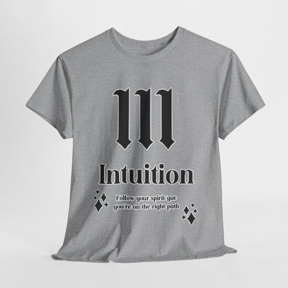 111 Intuition T-Shirt Angel Numbers x BLK