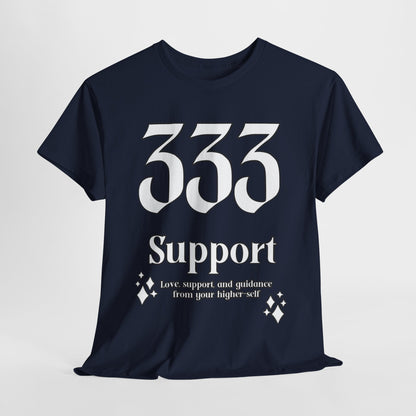333 Support T-Shirt Angel Numbers x WHT