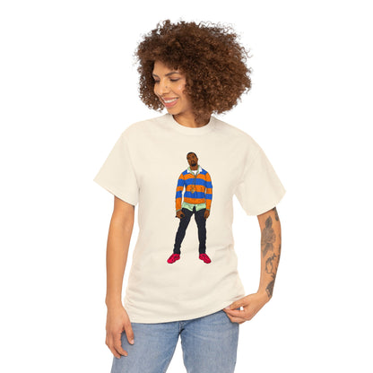 Ye College Dropout Unisex Heavy Cotton Foam Runner Vermilion Tee