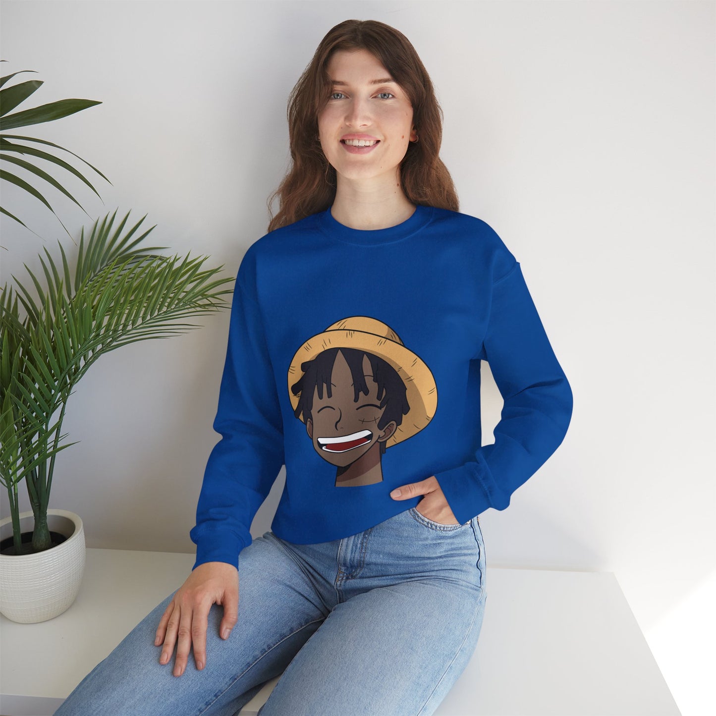 Black Luffy Crewneck Sweatshirt Heavy Blend™