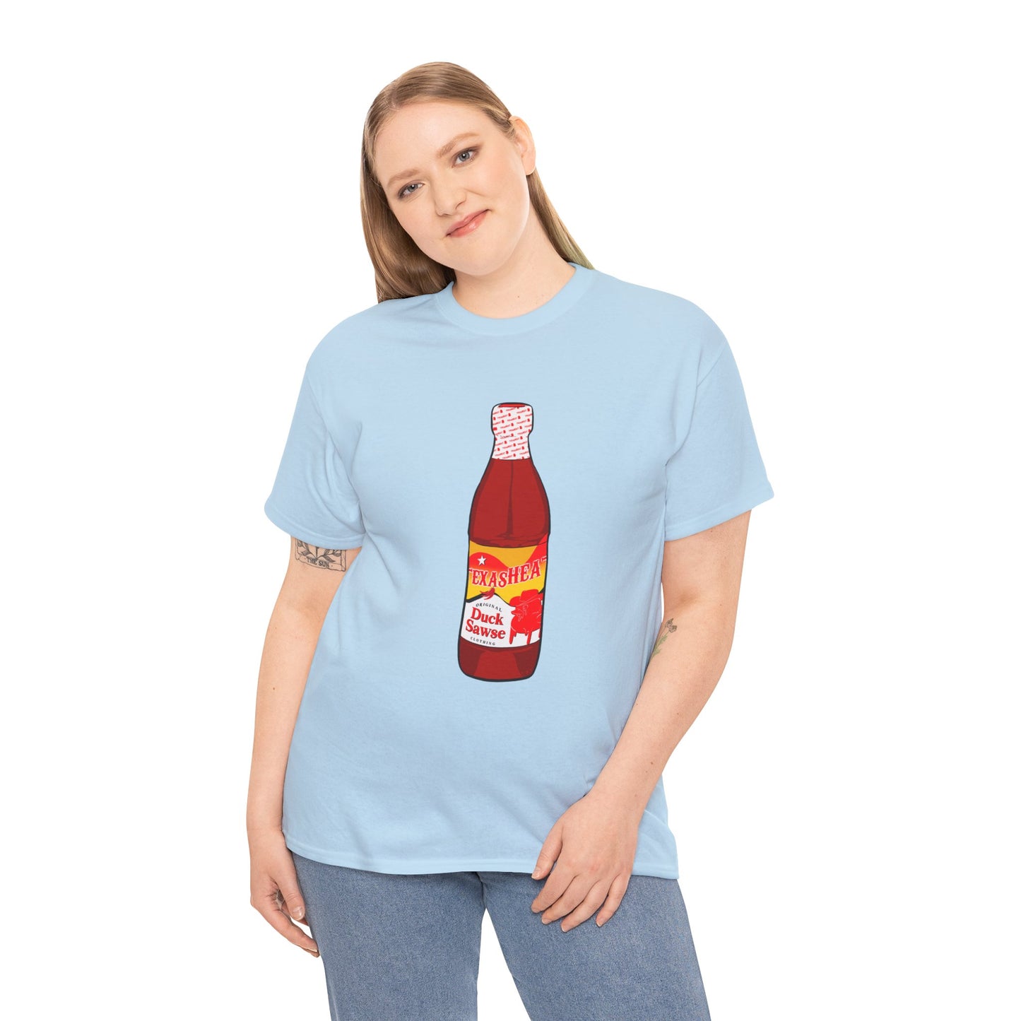 Texas Heat Hot Sauce 100% Cotton Duck Sawse Tee