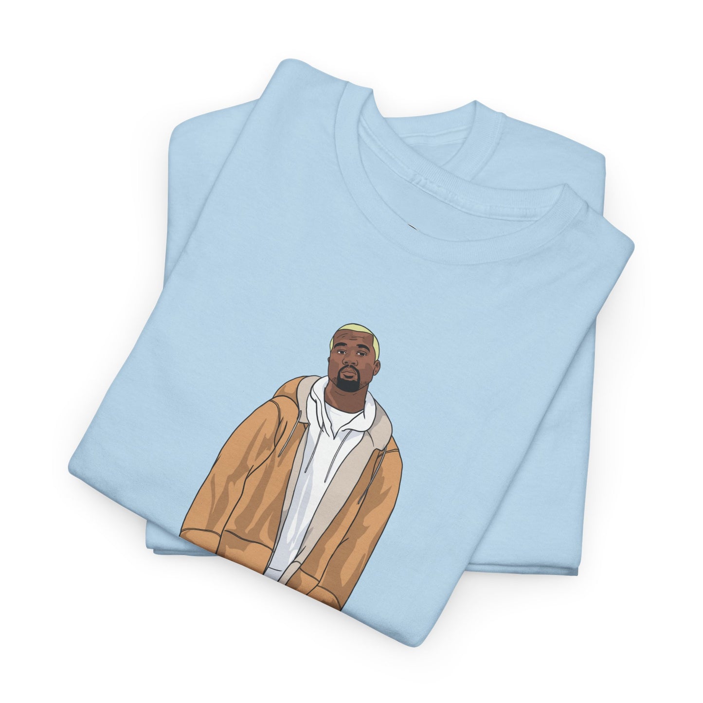 Blonde Ye 450 Cloud Black Tee Heavy Cotton