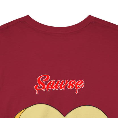 Conversation Heart Duck Sawse Logo Tee Heavy Cotton 04