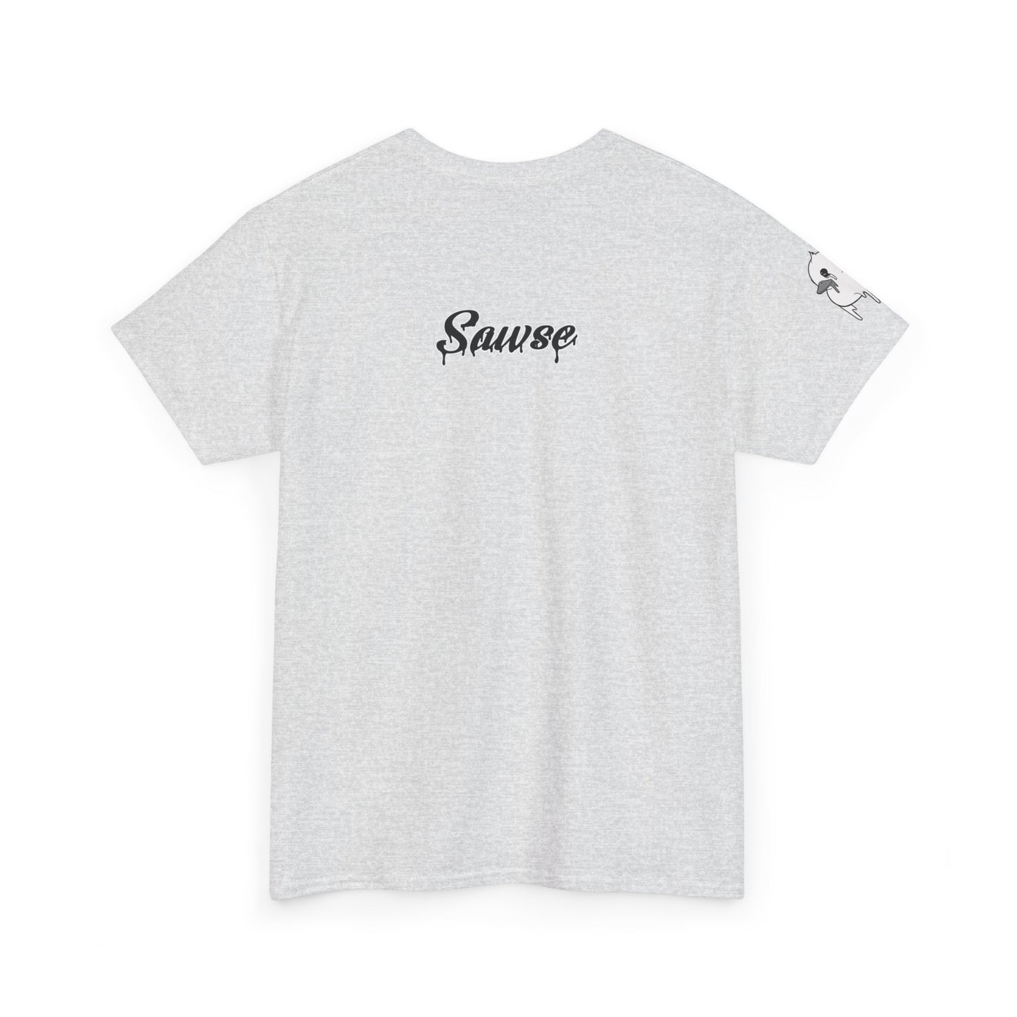 Human Being Shipping Label 100% Cotton Tee x BLK
